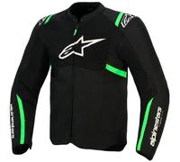 Giacca da moto Alpinestars T-SPS Air V2 nera-verde fluo 2XL