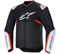 Giacca da moto Alpinestars T-SPS Air V2 nero-bianco-rosso fluo M