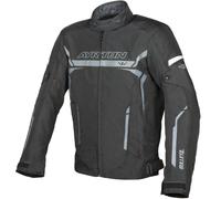 Giacca da moto Ayrton Bullet II nera-grigio scuro 5XL