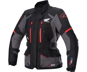 Giacca da moto da donna Alpinestars Stella Andes Drystar Honda nera-grigia 2XL