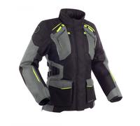 Bering Vision, giacca tessile impermeabile donna T3 male Nero/Grigio/Giallo Fluo