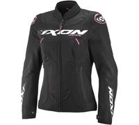 Giacca da moto da donna IXON Ionix Lady nera e rosa XS