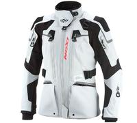 Giacca da moto da donna IXON Odin grigio chiaro-nero S