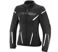 Ixon Striker 2 Air WP impermeabile Giacca tessile moto da donna, nero-bianco, taglia 3XL per donne
