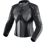 REBELHORN Rebel Lady Giacca da Moto Donna | Pelle Bovina | Protezioni gomiti e spalle Livello 2 | Paraschiena Livello 1 | Pannelli di Ventilazione Perforati