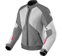 Giacca da moto da donna Revit Torque 3 H2O grigio-rosa 42