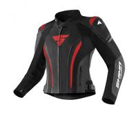 Giacca da moto da donna Shima Miura 2.0 nero-rosso 40