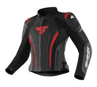 Giacca da moto da donna Shima Miura 2.0 nero-rosso 42