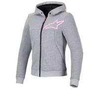 Giacca da moto donna Alpinestars Stella Chrome V2 Sport grigio-rosa S