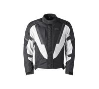 GMS Avon WP impermeabile Giacca tessile moto, nero-bianco, taglia 4XL per maschi