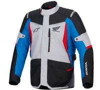Giacca da moto impermeabile Alpinestars ST-1 collezione Honda grigio-blu-nero-rosso 3XL