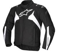 Giacca da moto impermeabile Alpinestars T-JAWS V4, nera e bianca M