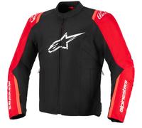 Giacca da moto impermeabile Alpinestars T-SPS 2 rosso-nero-bianco L