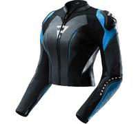 Giacca da moto in pelle da donna Rebelhorn Diva RS nero-blu 44