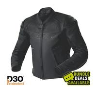 Rst S1 D3o Perforated Leather Jacket Nero M Uomo