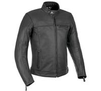 Giacca da moto in pelle nera Oxford Walton S