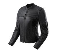 Giacca da moto in pelle Rebelhorn Hunter II Donna Nero L