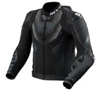 Giacca da moto in pelle Revit Hyperspeed 3 PRO nero-antracite 52