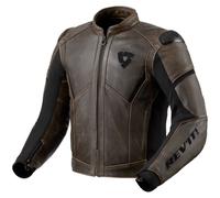 Giacca da moto in pelle Revit Parallax marrone 52