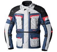 RST Pro Adventure-X, giacca tessile impermeabile donna XS male Grigio Chiaro/Blu/Rosso/Nero