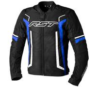 Giacca da moto in tessuto da uomo RST Pilot Evo - nero/blu/bianco