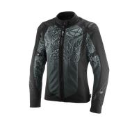 Ixon Artemis Giacca tessile impermeabile per motociclette, Bianco/nero, Taglia M