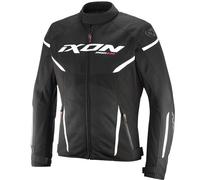 Ixon Striker 2 Air WP impermeabile Giacca tessile moto, nero-bianco, taglia 4XL per maschi