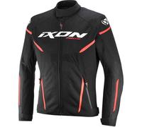 Ixon Striker 2 Air WP impermeabile Giacca tessile moto, nero-bianco-rosso, taglia S per maschi