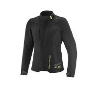 Ixon Tyr Parka impermeabile per motociclette, nero-giallo, taglia 3XL per donne