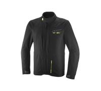 IXON Giacca da moto Tyr – Tessile Nero/Giallo Chiaro – Taglia 4XL Uomo