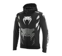 Felpa da motociclista IXON Venum Touch-R nero-antracite-bianco M