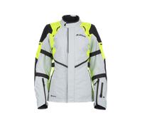 Klim Altitude Rogue Gore-Tex Giacca tessile da motociclista femminile, grigio-giallo, taglia L per donne