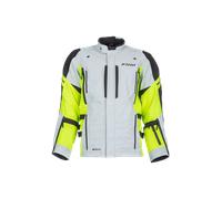 Klim Latitude, giacca tessile Gore-Tex 4XL male Grigio Chiaro/Giallo Fluo