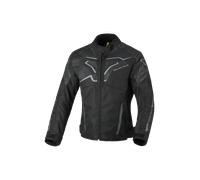 Macna Tazar 2.0 Giacca tessile impermeabile per motociclette, nero, taglia XL per donne