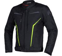 Giacca da moto Ozone Delta IV nero-giallo fluo 12XL