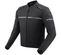 Ozone Moto Giacca da Moto Rider Uomo Tessile, Protezioni Liv.1, Fodera termica rimovibile, Nero 4XL