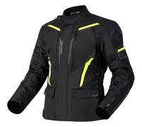 Giacca da moto Ozone Tour III nero-antracite-giallo fluo S