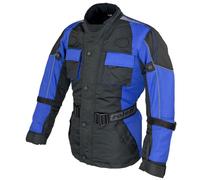 Giacca da moto per bambini Roleff nero/blu L