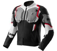 Giacca da moto Rebelhorn Borg II nero-grigio-rosso 6XL
