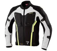Giacca da moto Rebelhorn Borg nero-grigio-giallo fluo S