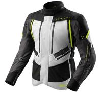 Giacca da moto Rebelhorn Hardy 3.0 nera-grigia-giallo fluo XL