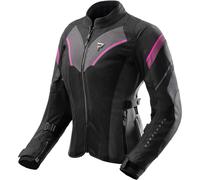 Giacca da moto Rebelhorn Hiflow V nero-grigio-rosa da donna 2XL