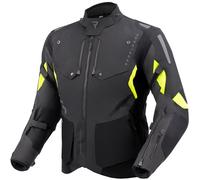Giacca da moto Rebelhorn Hiker IV nero-antracite-giallo fluo XL