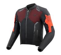 Giacca da moto Rebelhorn Jax nera e rossa 3XL
