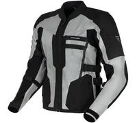 Giacca da moto Rebelhorn Scandal II argento-nero 4XL