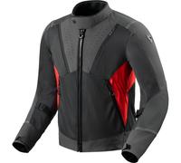 Giacca da moto Revit Airwave 4 nera-rossa 3XL