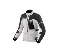 Revit Convergent H2O Giacca tessile impermeabile per motociclette, argento/nero, Taglia 38