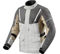 Giacca da moto Revit Horizon 3 H2O grigio-sabbia 2XL