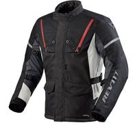 Giacca da moto Revit Horizon 3 H2O nera e rossa 2XL
