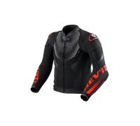 Giacca Pelle HYPERSPEED 3 AIR Rosso Nero REVIT - AN: 46